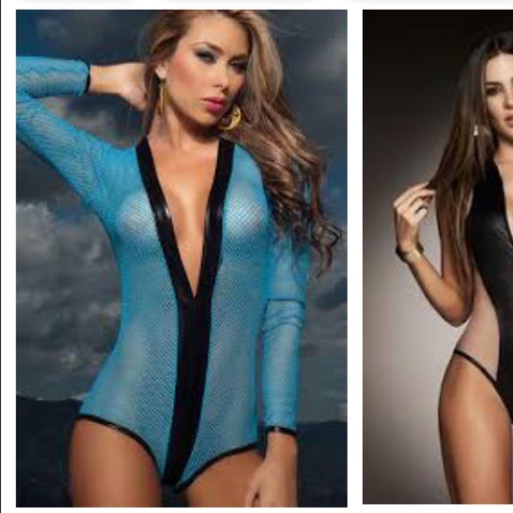 Espiral BLACK Mesh Bodysuit